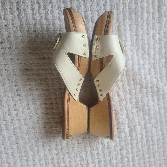 Coach Lee Women's White Slide Sandals Size 8.5 - Picture 4 of 12